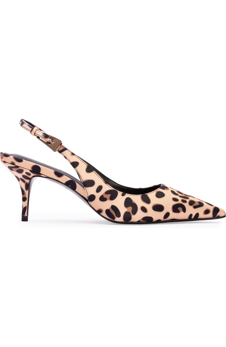 BLACK SUEDE STUDIO Branca 65 Satin Pump, Main, color, Cheetah Satin