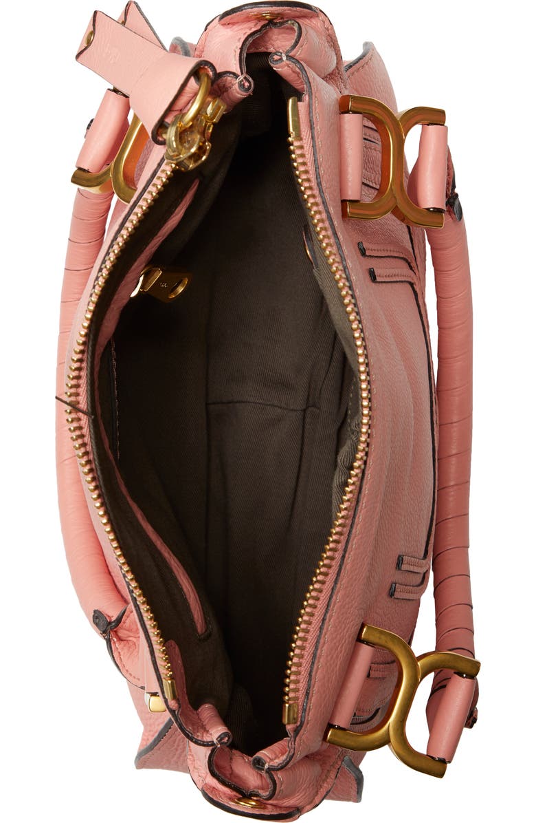 Chloé Small Marcie Calfskin Leather Satchel, Alternate, color,