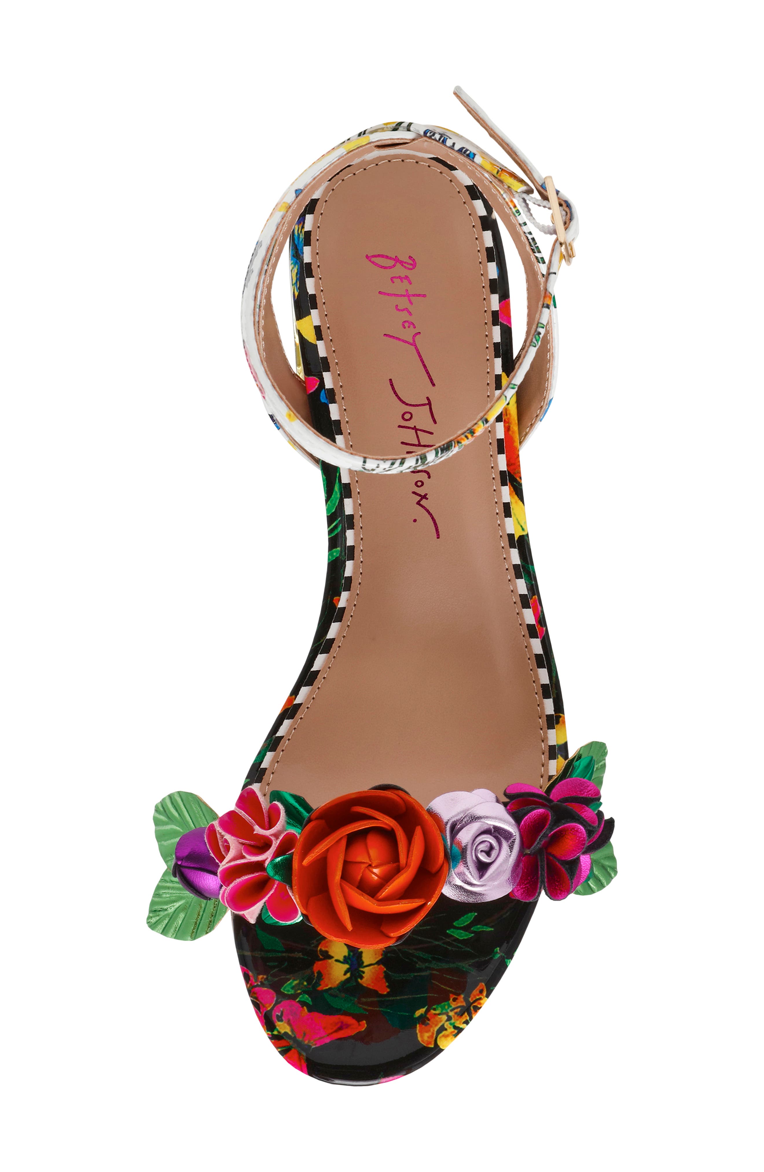 Betsey Johnson Darcee Ankle Strap Sandal, Alternate, color, 