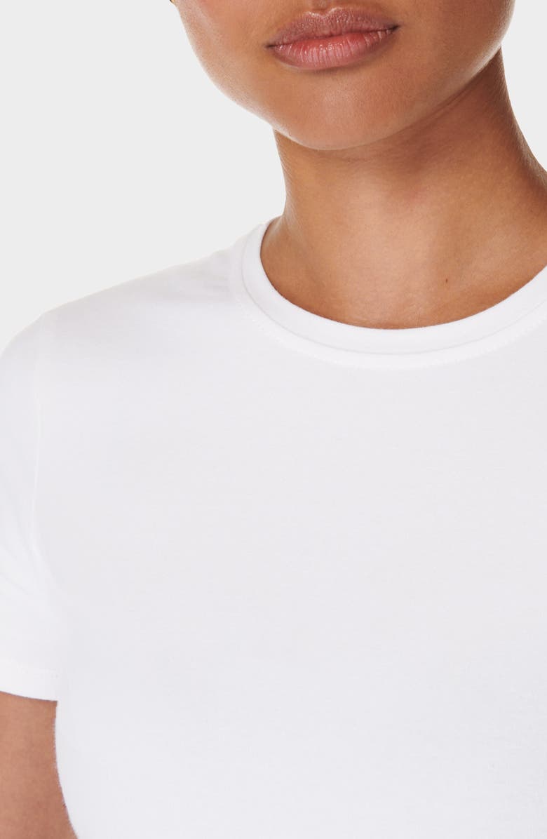 Sweaty Betty Essential Sculpt Crewneck T-Shirt, Alternate, color, White