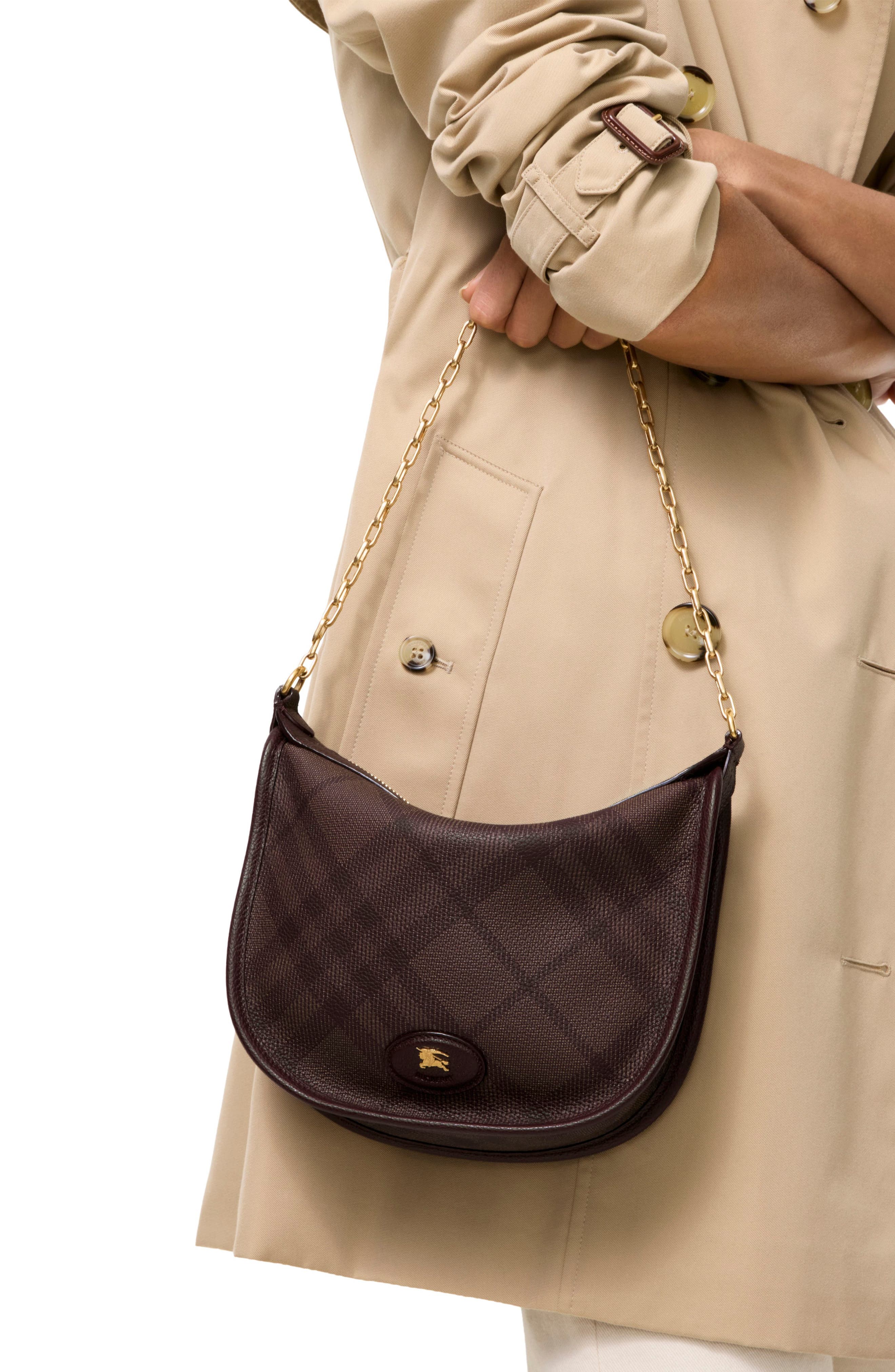 Highlands Chain Shoulder Bag, Alternate, color, VINEYARD RED