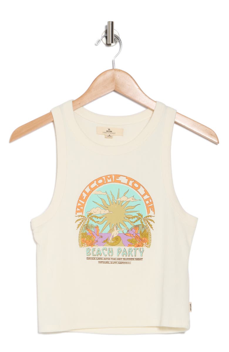 Rip Curl Tropicana Rib Graphic Tank, Alternate, color,