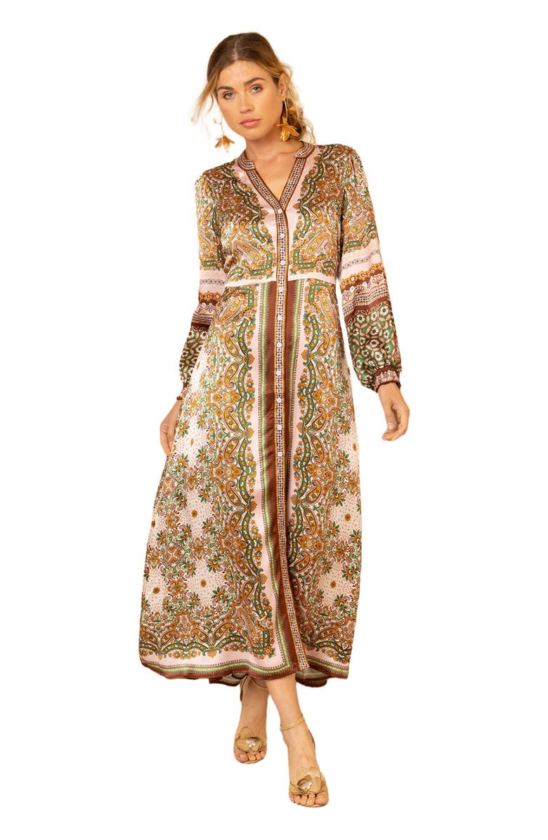 Hale Bob Isabella Midi Dress, Main, color, 