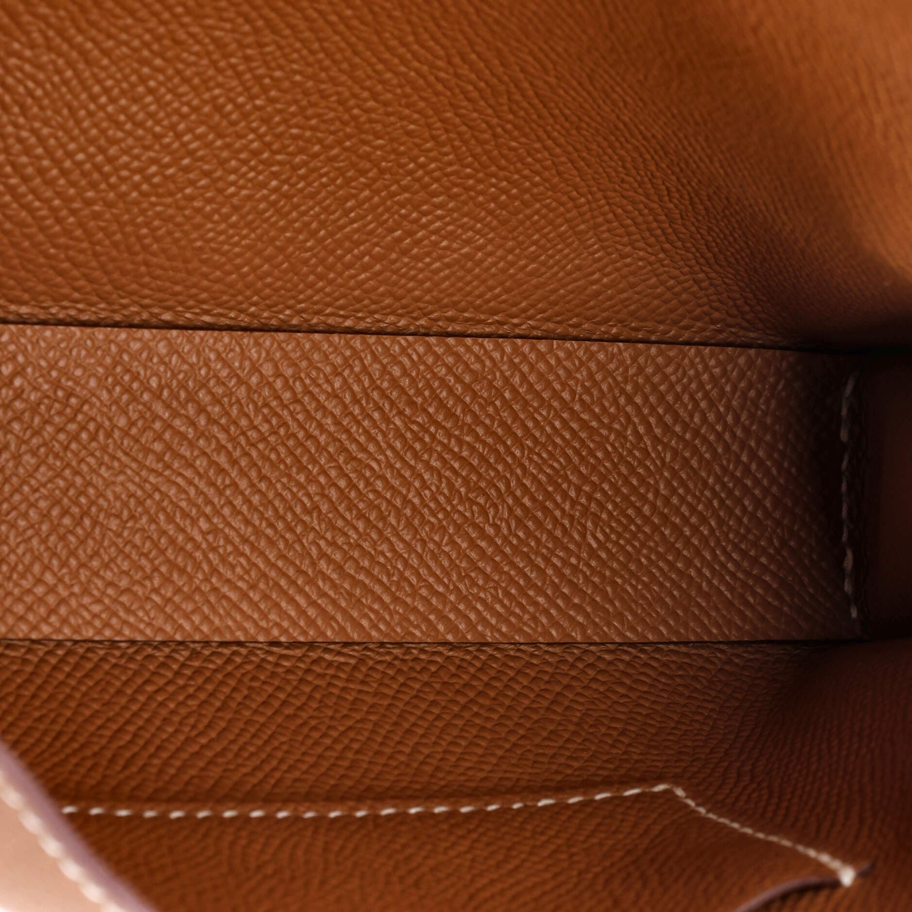 Pre-Owned Hermes Hermesnap Wallet Bag Epsom, Alternate, color, 