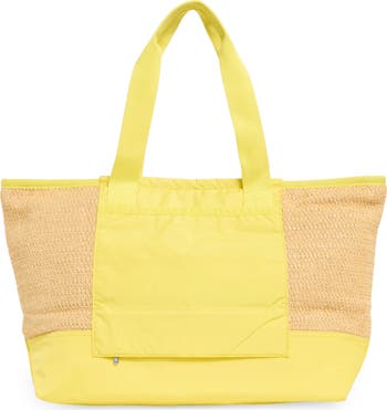 ★LeSportsac★ Primrose yellow raffia mini bucket tote bag 1 LeSportsac Raffia East/West Tote Bag | Nordstromrack