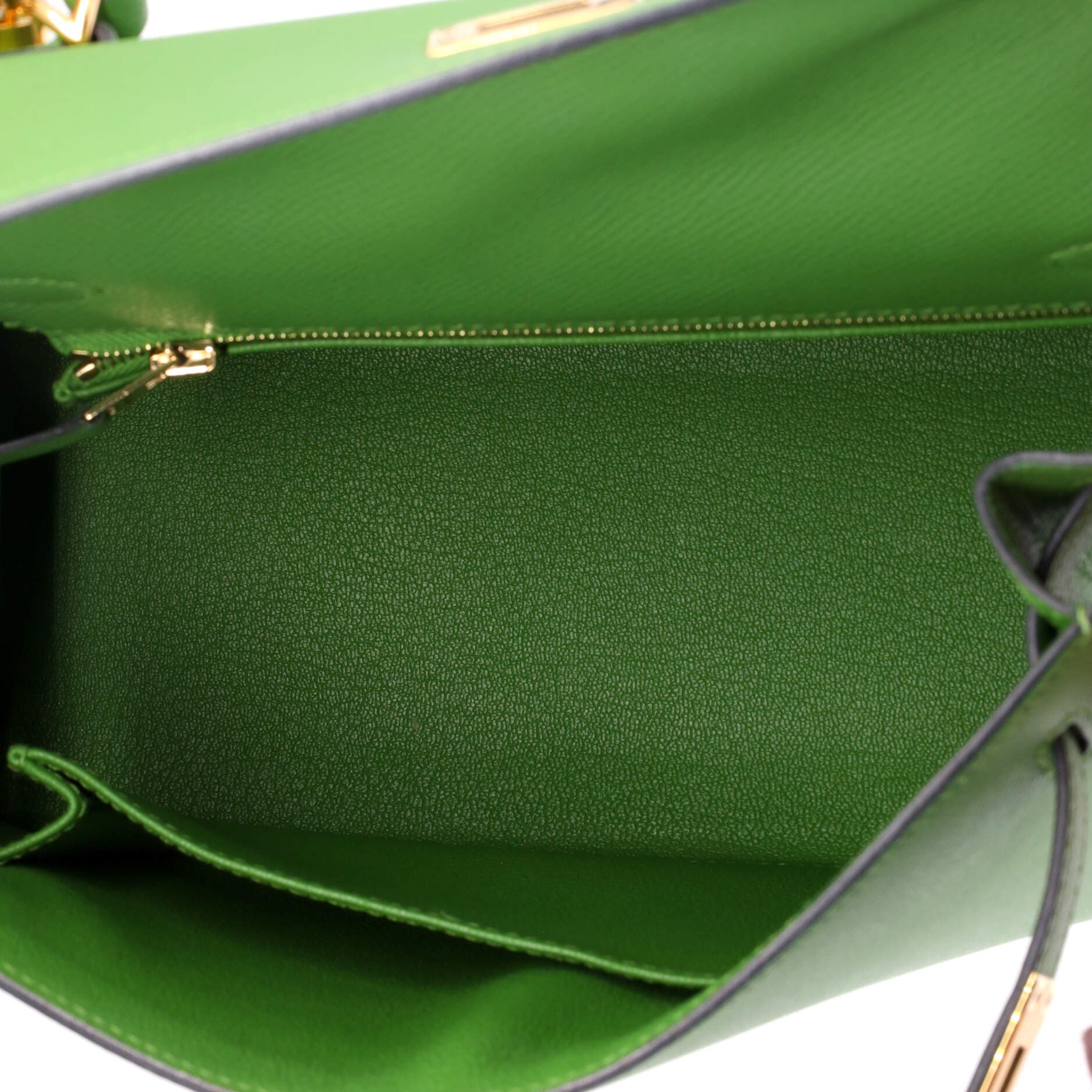 Kelly Handbag Green Epsom With Gold Hardware 25, Alternate, color, Green
