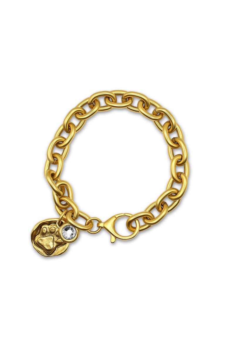 Bowood Lane Scout Bracelet with CZ, Main, color, Gold