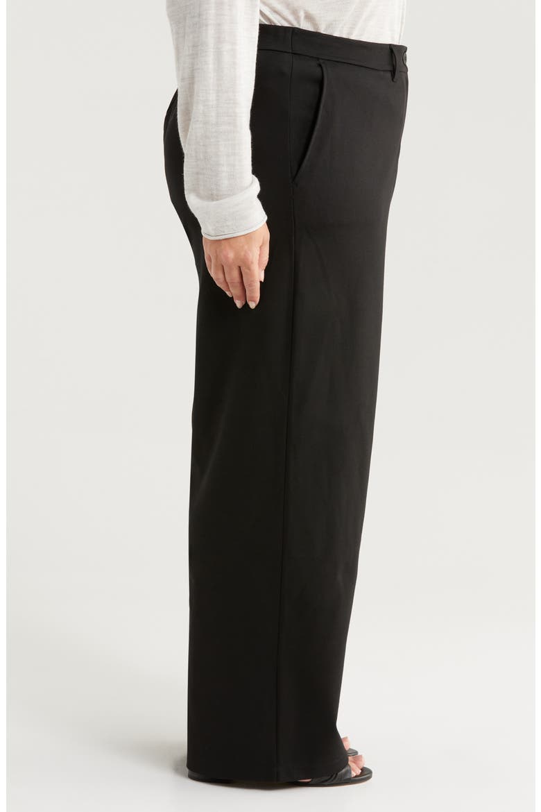 Wide Leg Pants, Alternate, color, BLACK