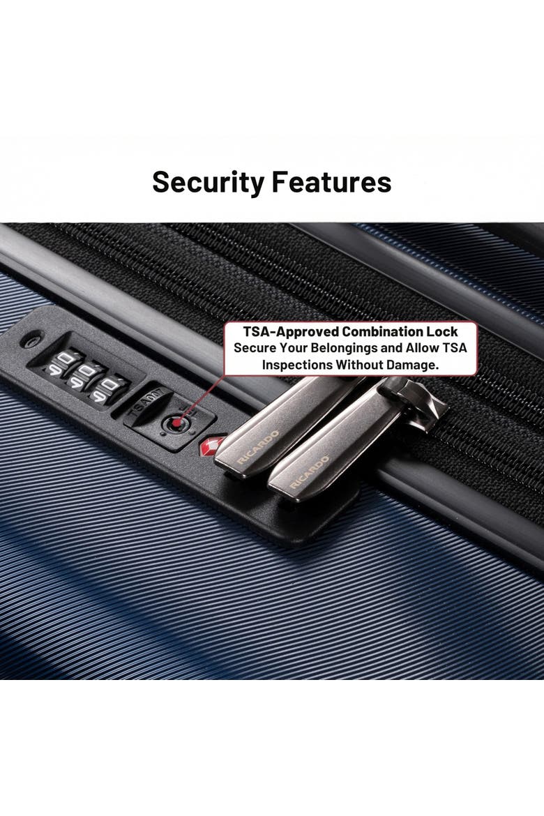 Brentwood Hardside 21" Expandable Carry-on Luggage, Alternate, color, Ocean Blue