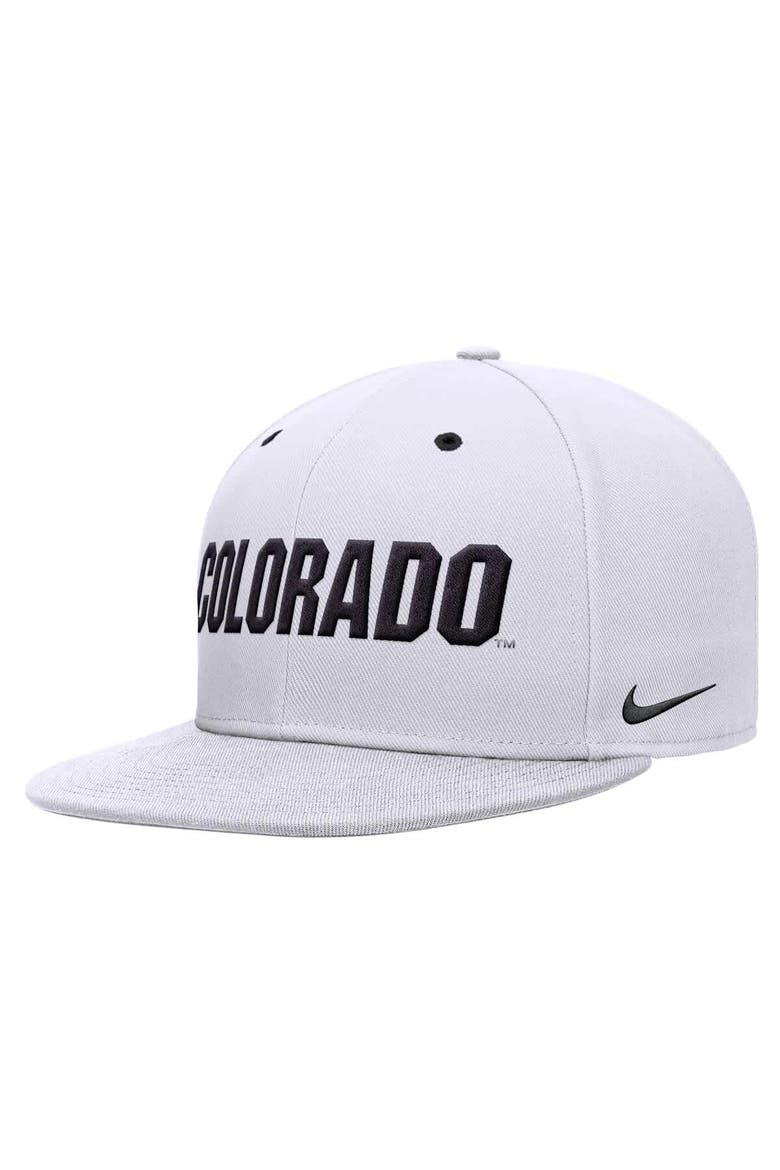 Men's Nike White Colorado Buffaloes Coach Prime Pro Dri-FIT Fitted Hat, Main, color, White
