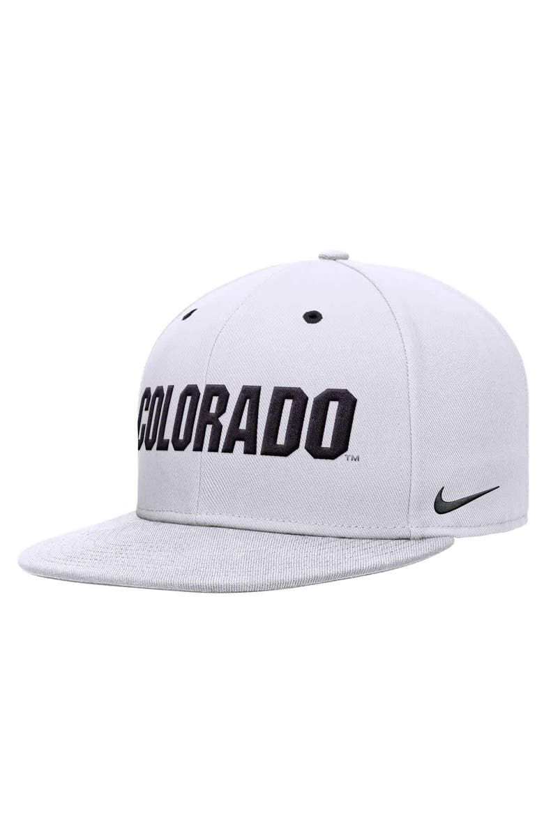 Nike Men's Nike White Colorado Buffaloes Coach Prime Pro Dri-FIT Fitted Hat, Main, color, White