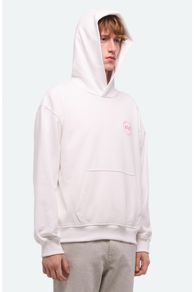 Stamp Cotton French Terry Pullover Hoodie, Alternate, color, OPTIC WHITE