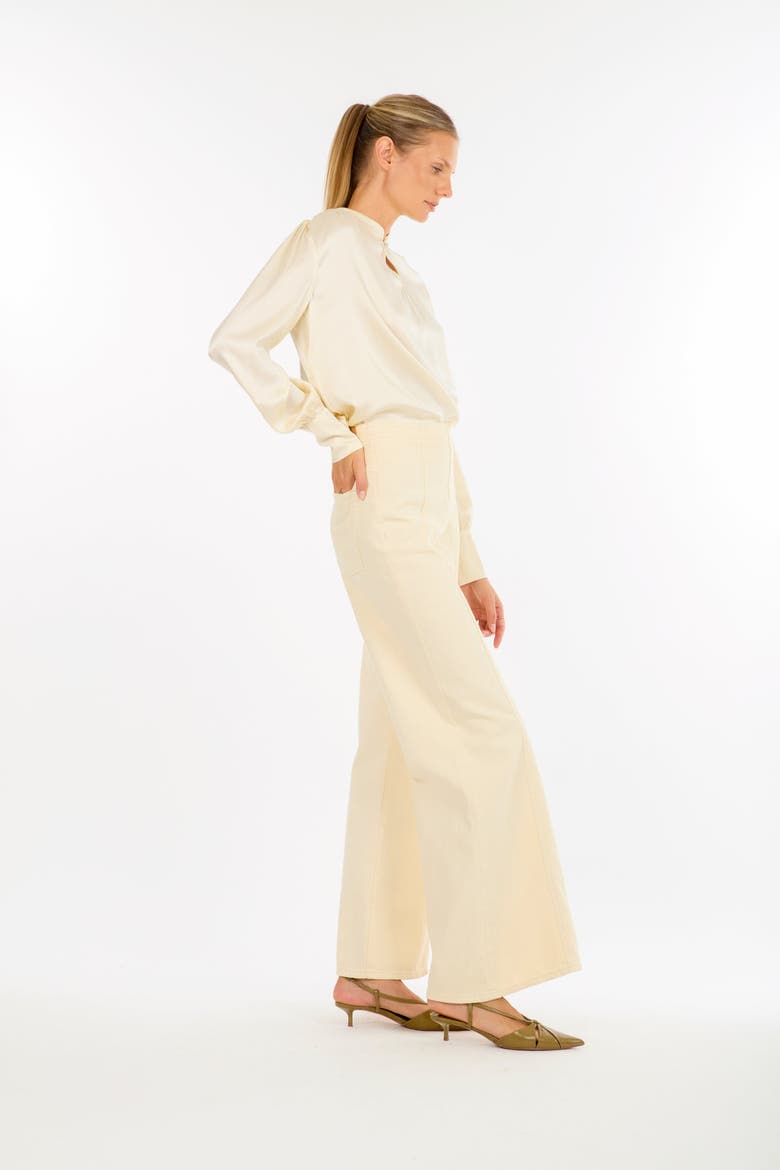 Arden Blouse, Alternate, color, Crème