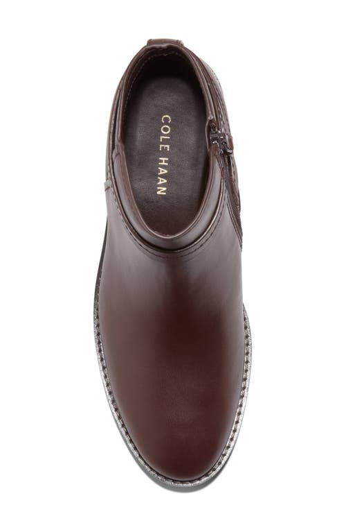 Cole Haan Rosalyn Waterproof Ankle Strap Bootie In Brown