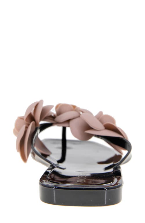 Bcbg Lulu Flip Flop In Black/adobe Rose