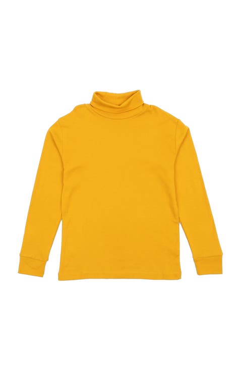 Kids Turtleneck, 100% Cotton, Solid Colors