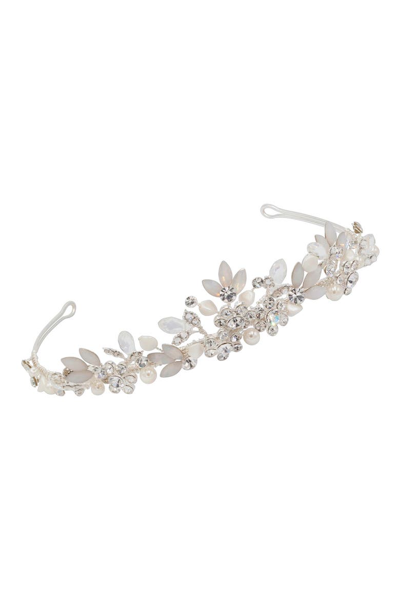 Crown Headband (Nordstrom Exclusive), Main, color, SILVER