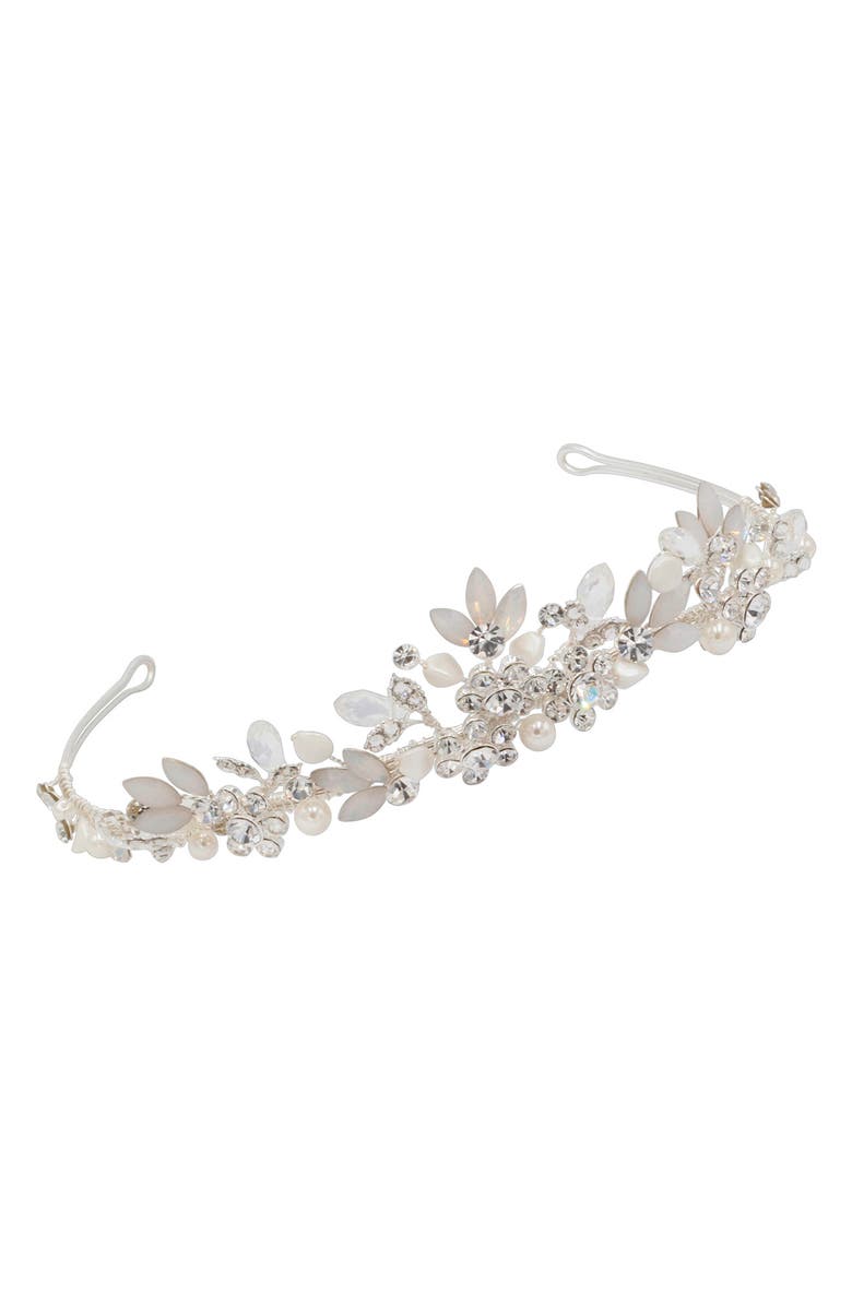 Brides & Hairpins Crown Headband, Main, color, Silver