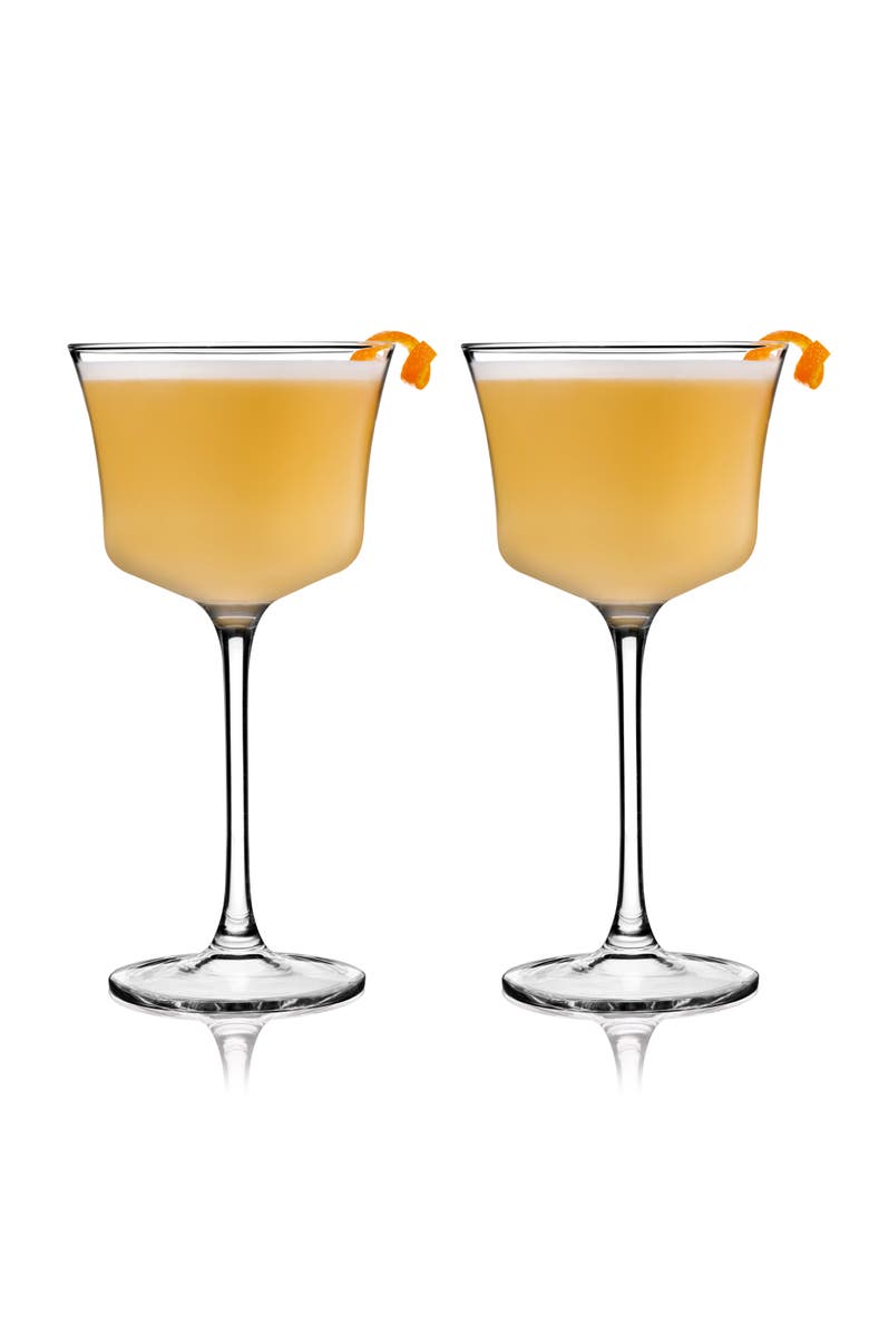 Viski Raye Crystal Sour Glasses Set of 2, Alternate, color, Clear