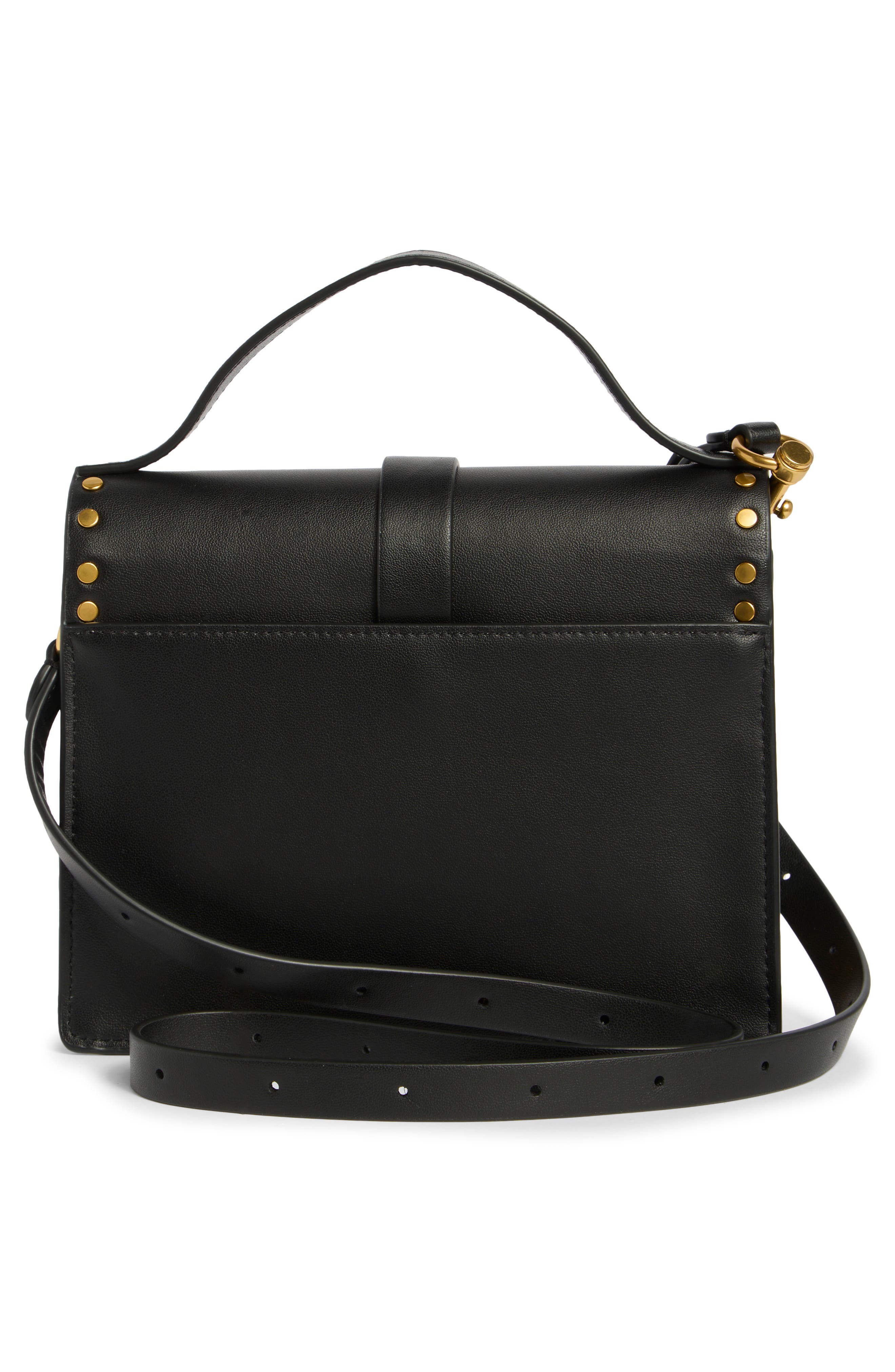 Rebecca Minkoff Nanine Studded Top Handle Bag, Alternate, color, 