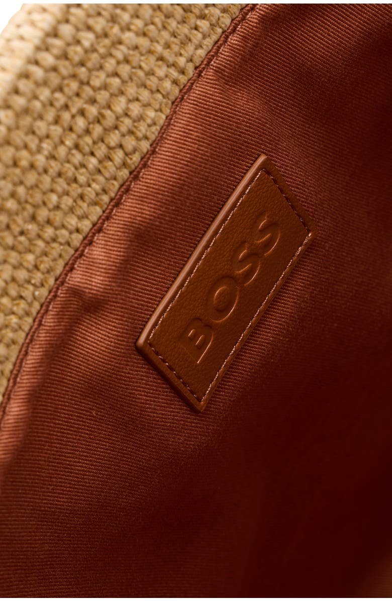 BOSS Palmah Faux Raffia Tote, Alternate, color,