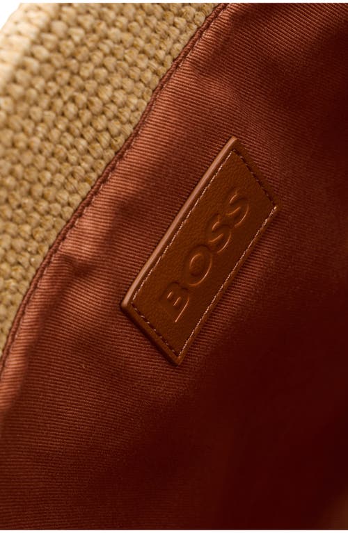Hugo Boss Boss Palmah Faux Raffia Tote