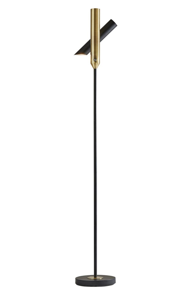 ADESSO LIGHTING Vega LED Torchiere Floor Lamp, Main, color, 