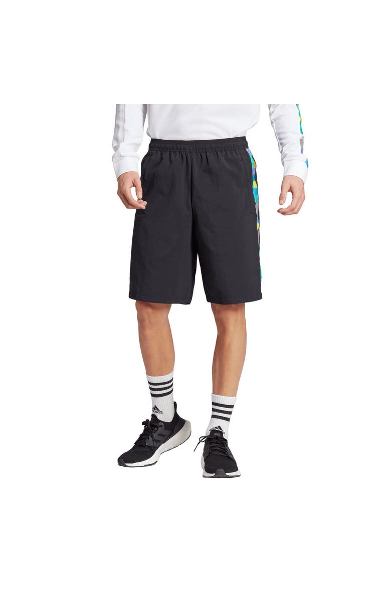 adidas Men's adidas Black Peter Saville x Manchester United Shorts, Alternate, color, Black