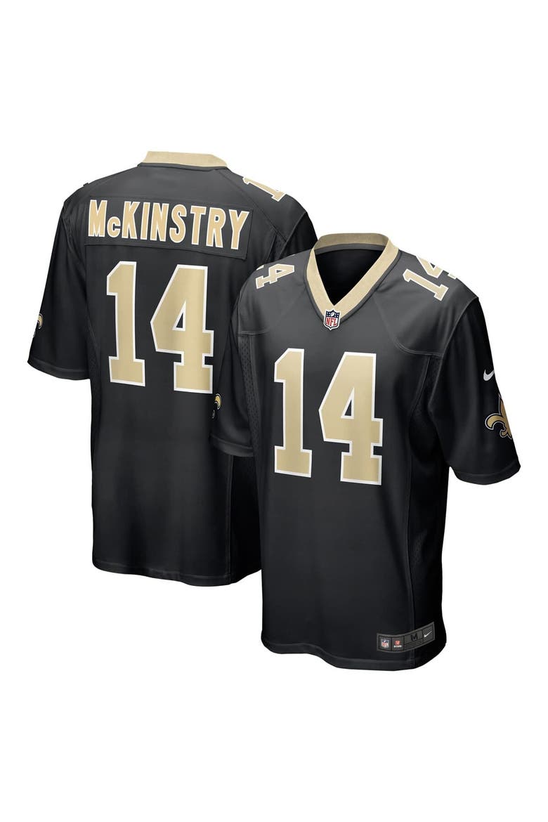 Men's Nike Ga'Quincy McKinstry Black New Orleans Saints  Player Game Jersey, Alternate, color, Black