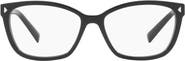 Prada 57mm Rectangular Optical Glasses