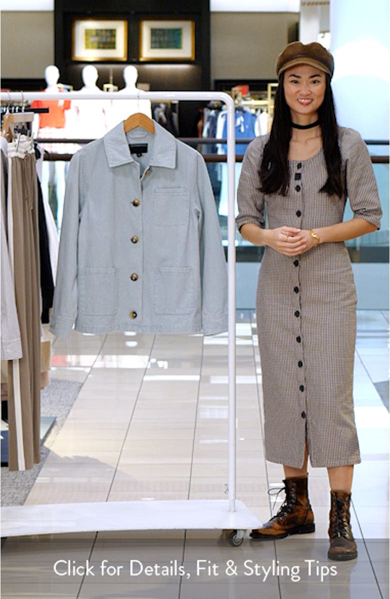 Stripe Denim Jacket, sales video thumbnail