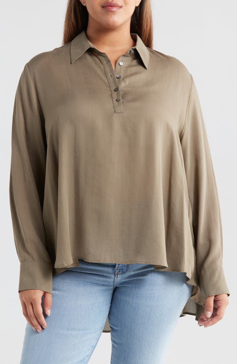 HARSHMAN Anais Long Sleeve Tunic Top, Main, color, 