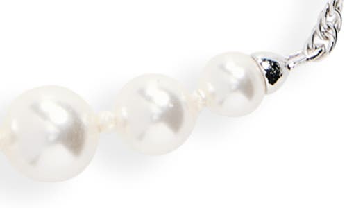 NADRI NADRI FAUX PEARL FRONTAL NECKLACE