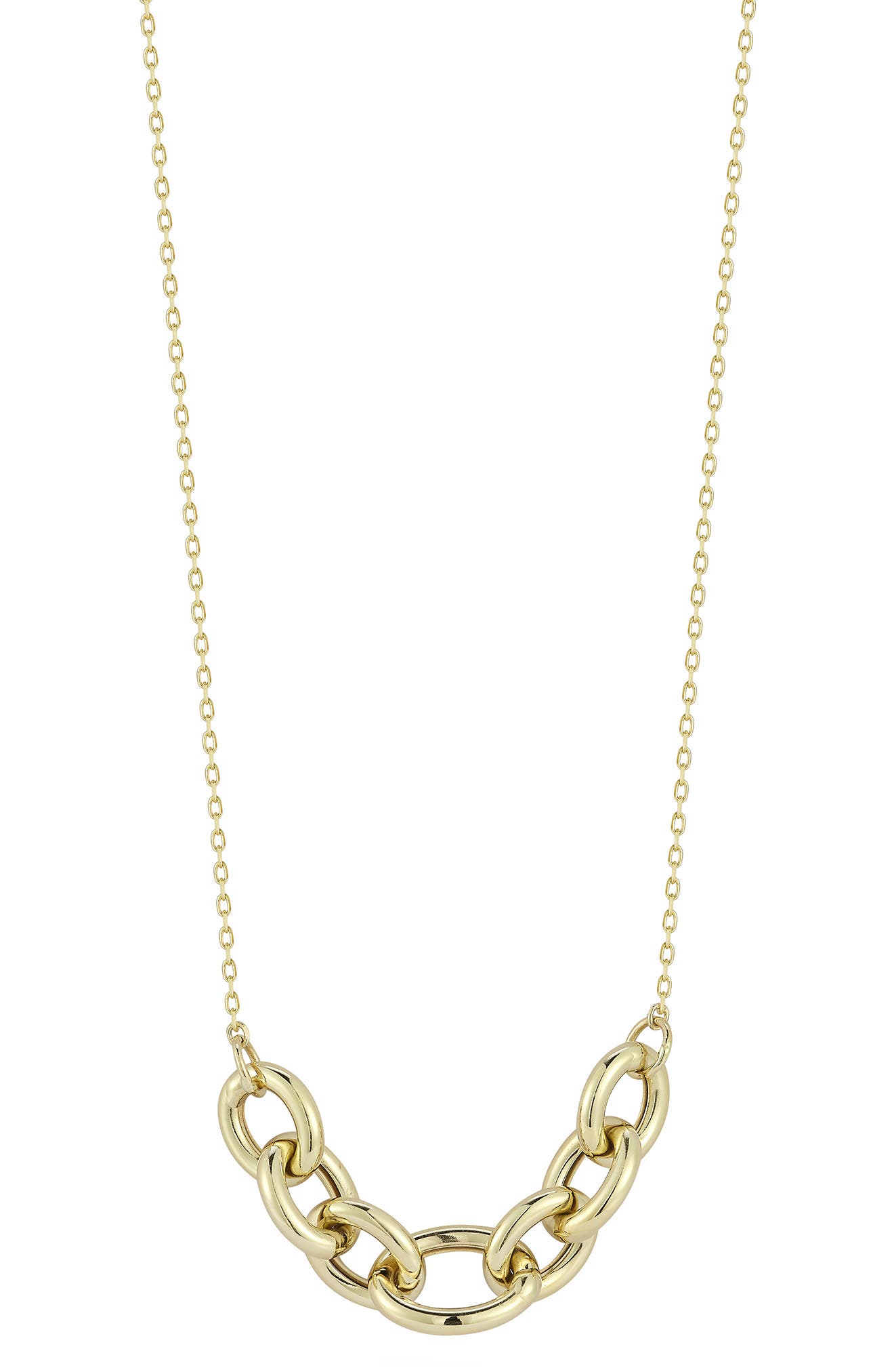Ember Fine Jewelry 14K Gold Link Pendant Necklace