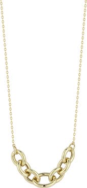 Ember Fine Jewelry 14K Gold Link Pendant Necklace