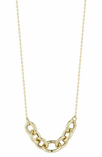 Ember Fine Jewelry 14K Gold Link Pendant Necklace
