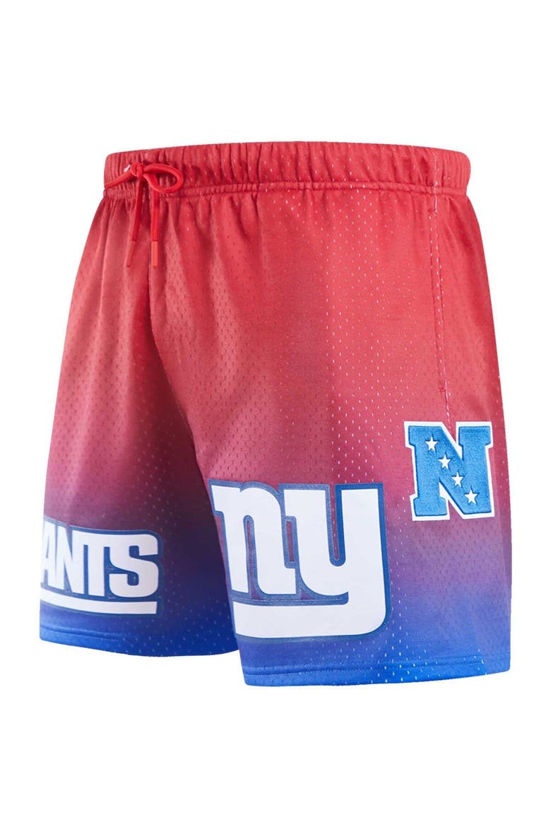 Men's Pro Standard Royal/Red New York Giants Ombre Mesh Shorts, Alternate, color, Royal