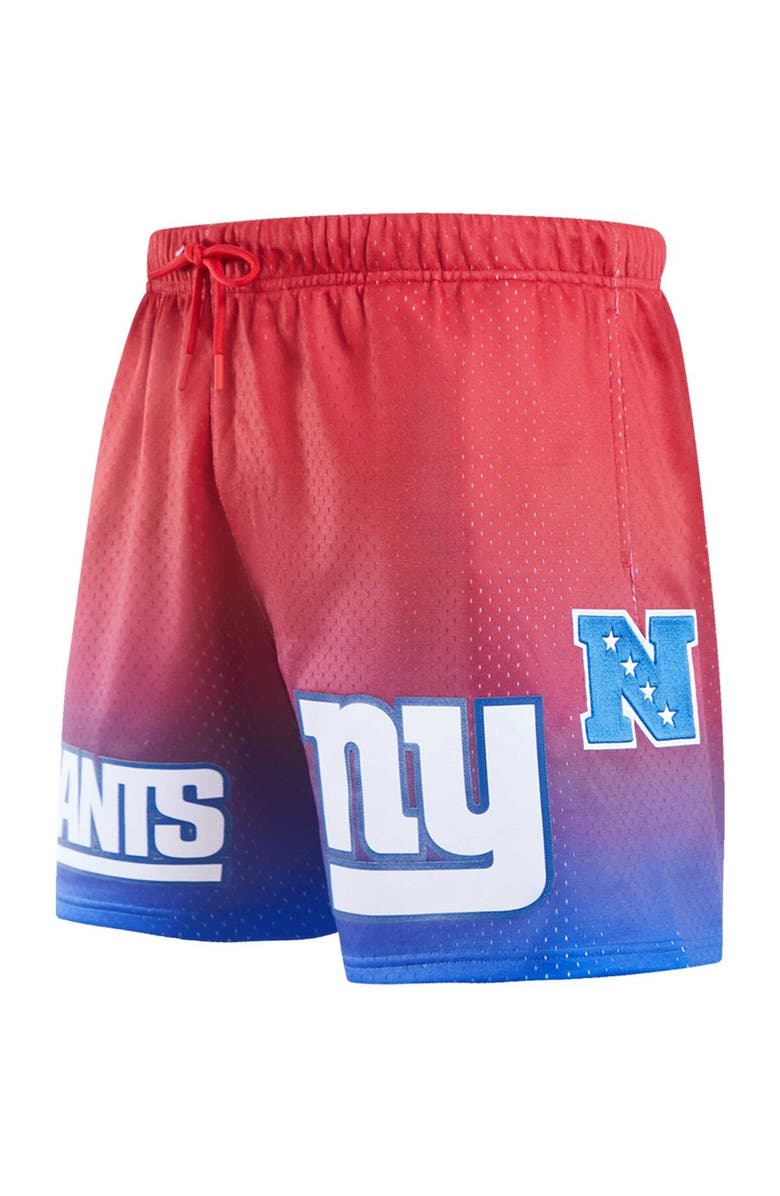 PRO STANDARD Men's Pro Standard Royal/Red New York Giants Ombre Mesh Shorts, Alternate, color, Royal