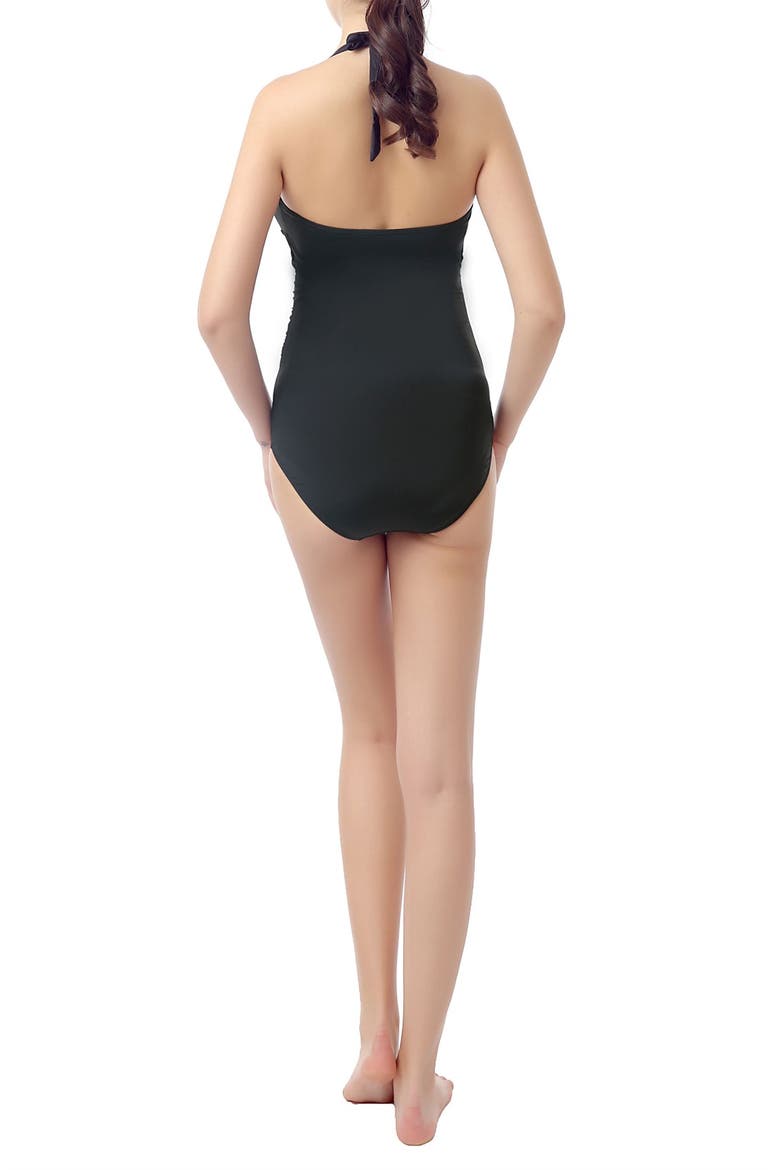 Dana UPF 50+ One-Piece Maternity Swimsuit, Alternate, color, BLACK