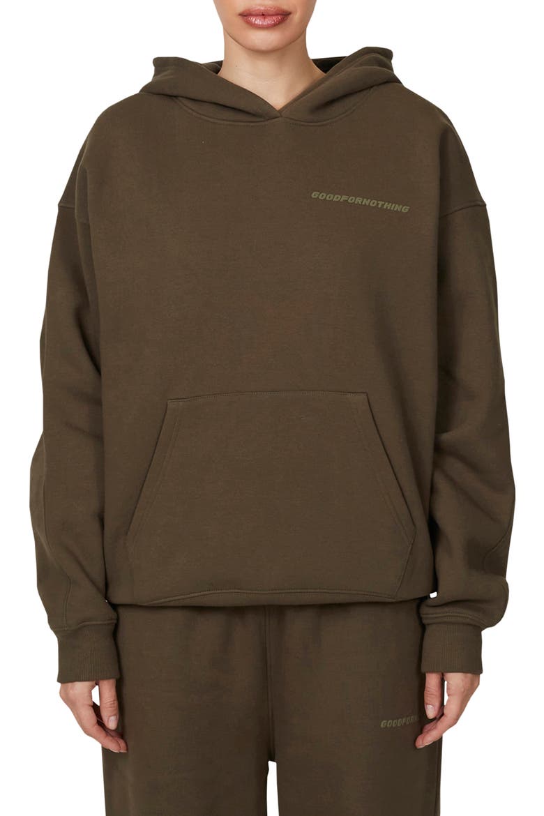 Vintage  Tonal Pullover Hoodie, Main, color, Brown