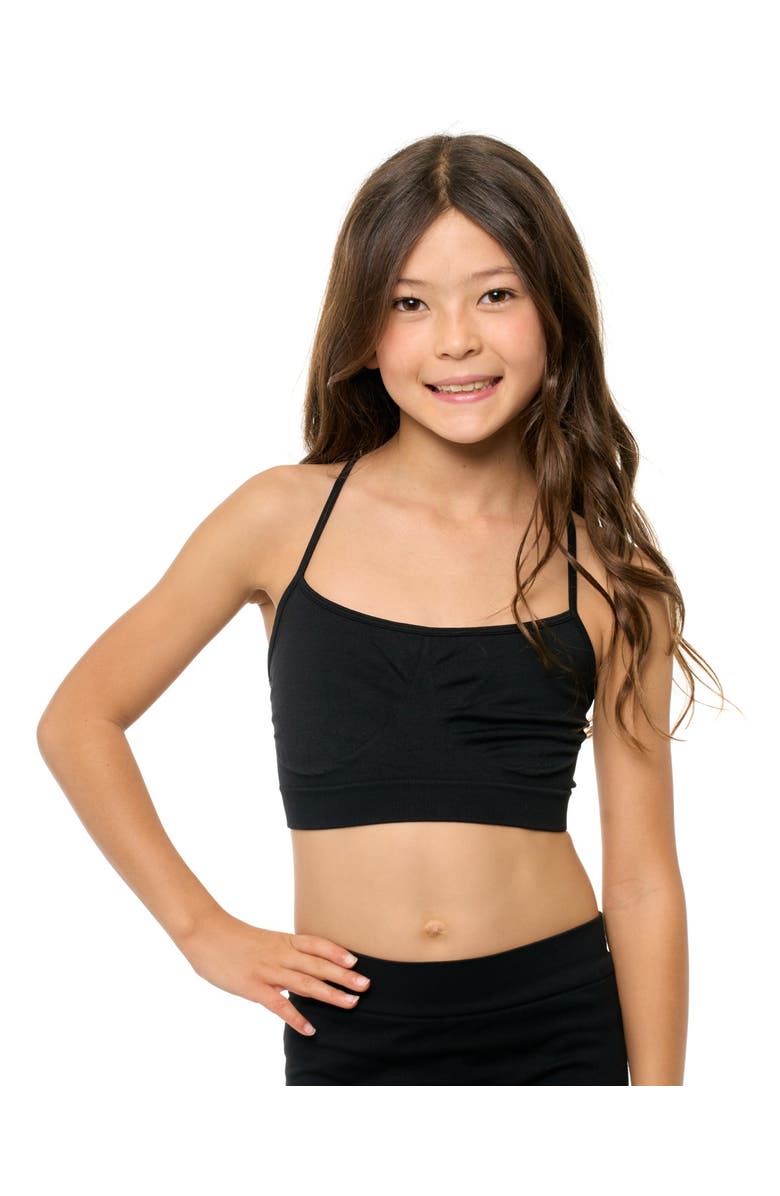 Malibu Sugar Original bandeau bra cami - Big Kid, Alternate, color, Black