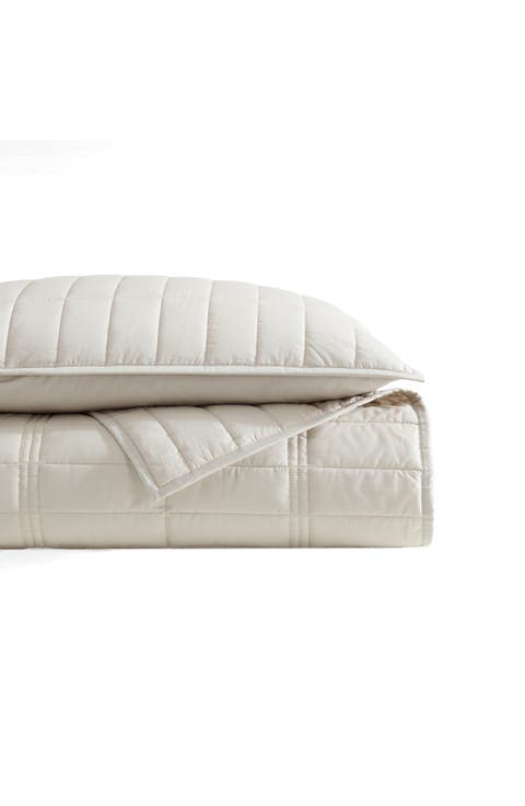 Washed Percale Quilt & Shams Set