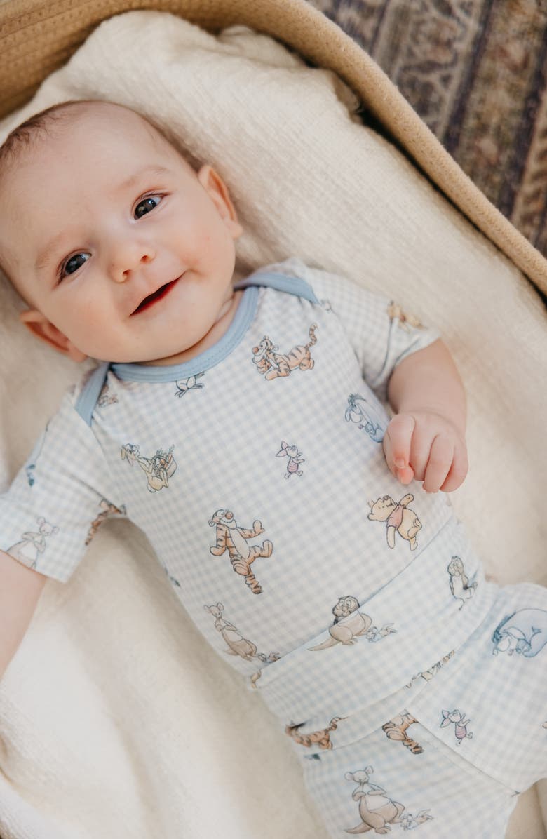 Copper Pearl Winnie the Pooh & Friends Print Bodysuit, Alternate, color, Winne The Pooh