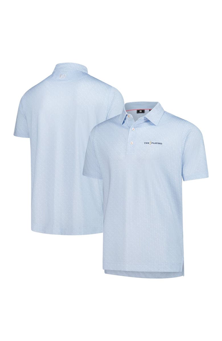 FOOTJOY Men's FootJoy  Light Blue 2025 THE PLAYERS ProFry Figure Lisle Polo, Alternate, color, 
