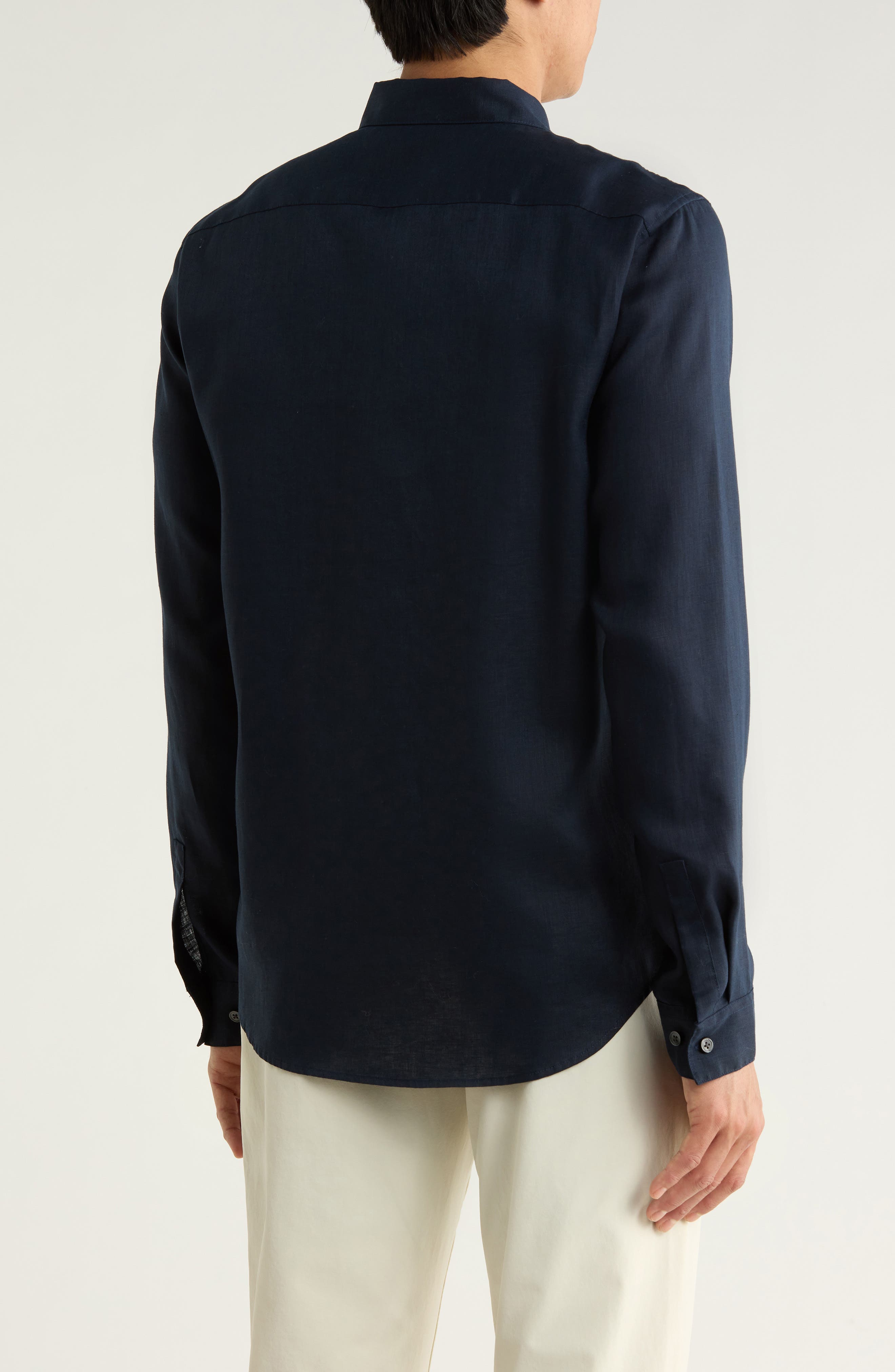 Irving Linen Button-Up Shirt - image 4