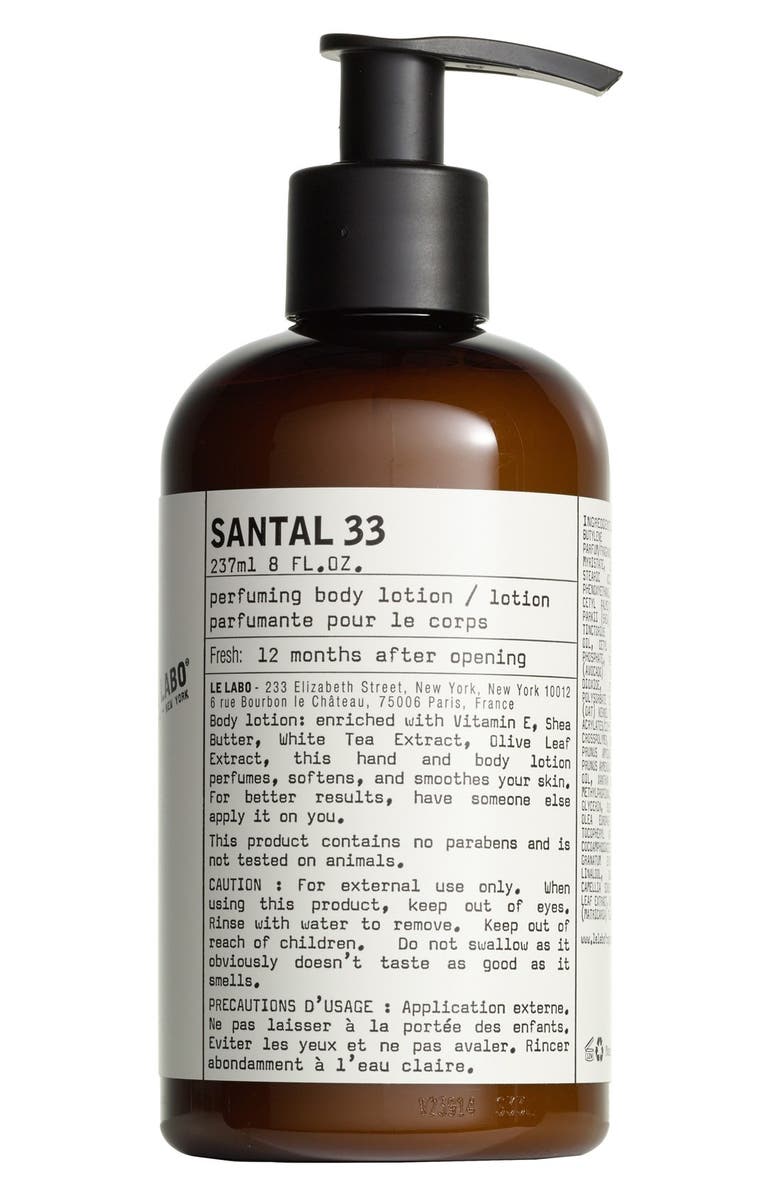 Le Labo Santal 33 Body Lotion, Main, color, 