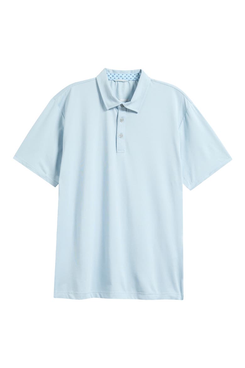 James H Solid Performance Golf Polo, Alternate, color, SKY-HEATHER