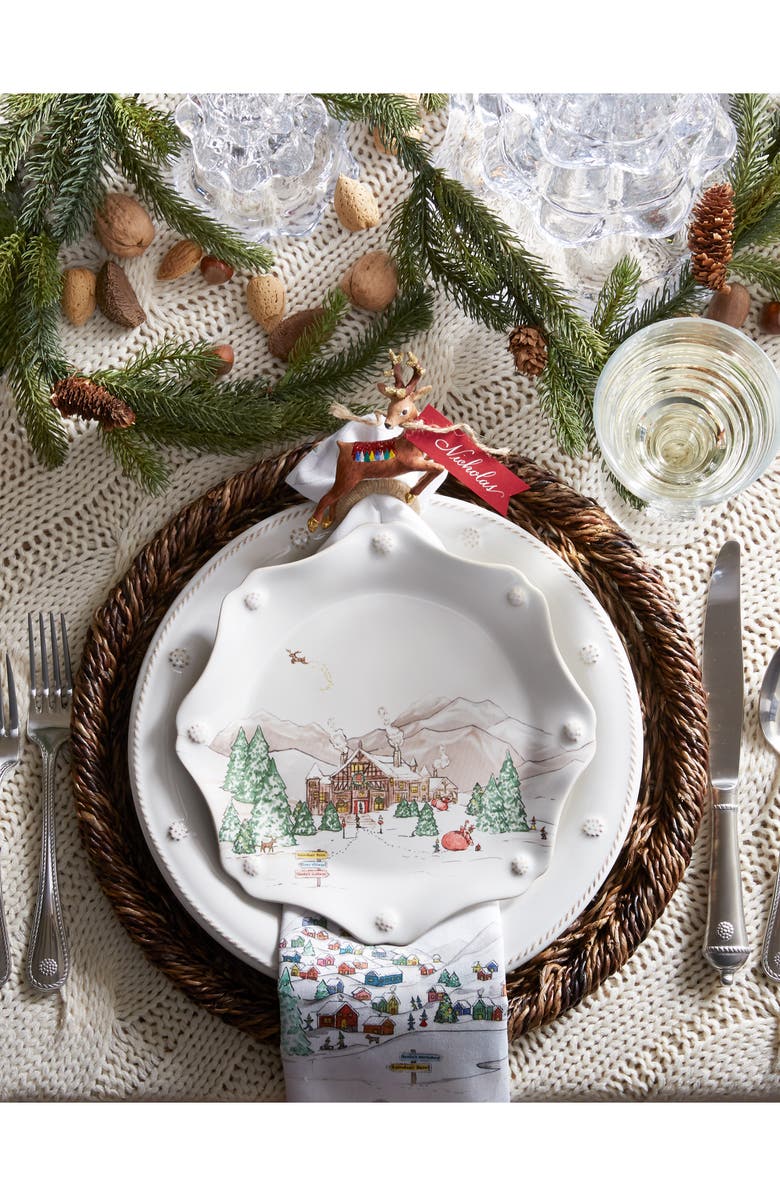 Juliska Berry & Thread North Pole Cereal/Ice Cream Bowl, Alternate, color, White Multi