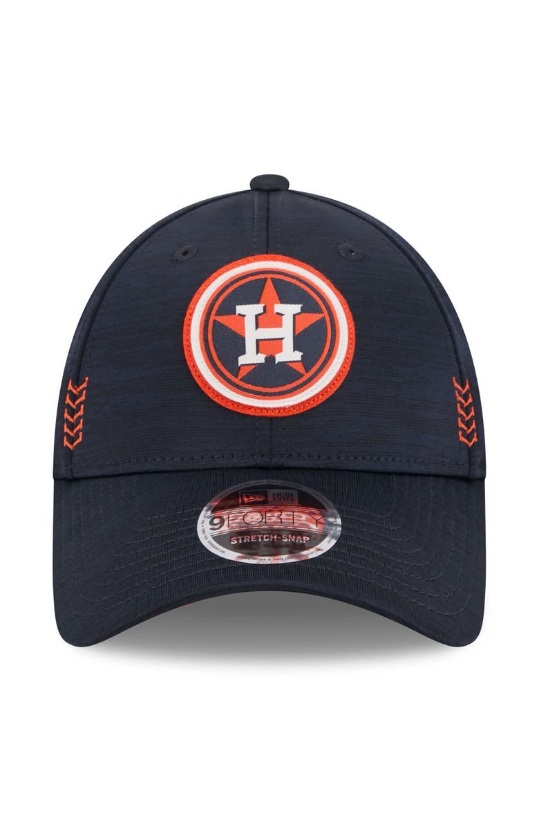 New Era Men's New Era Navy Houston Astros 2024 Clubhouse 9FORTY Adjustable Hat, Alternate, color,