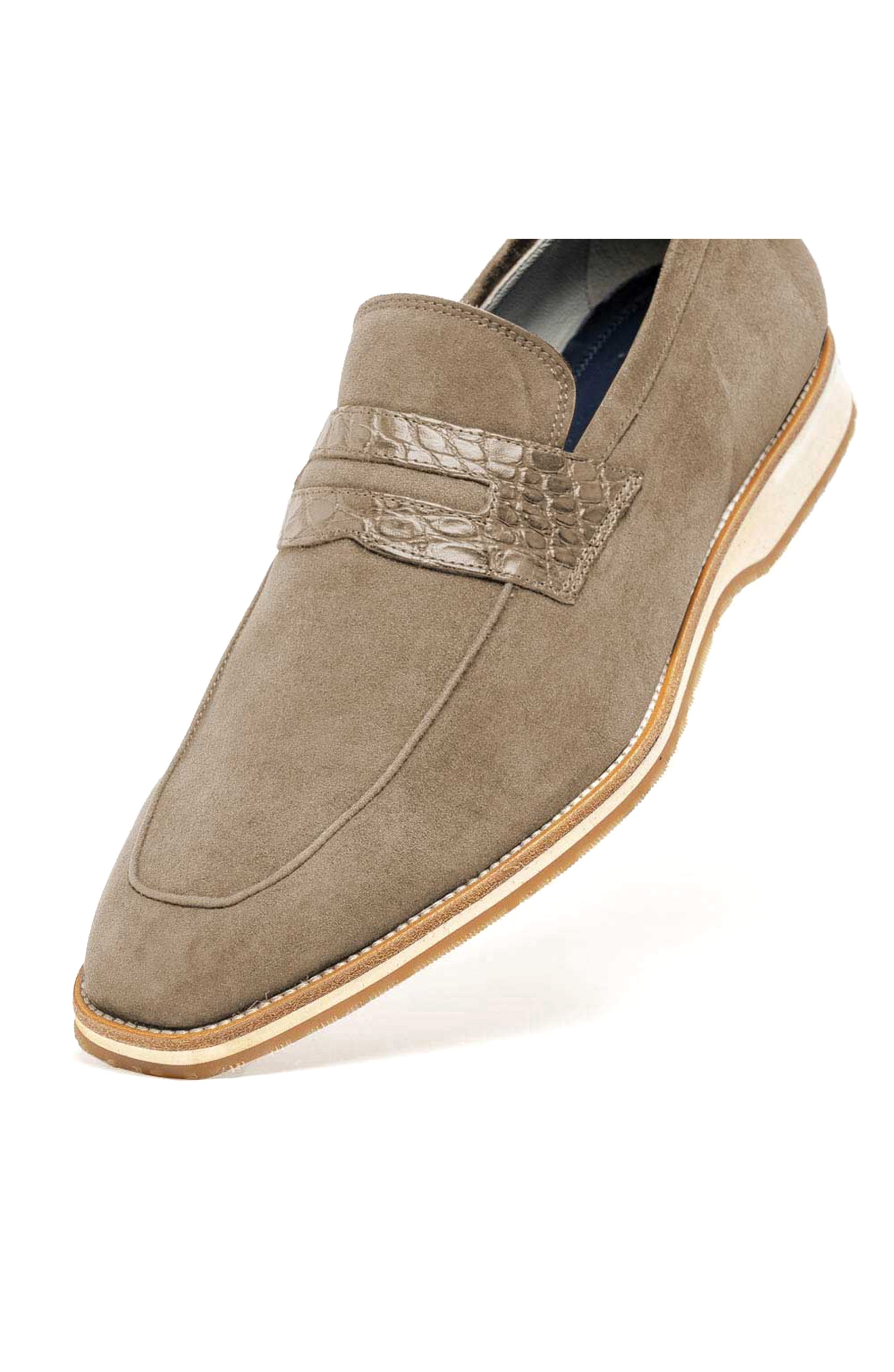 Meo 3 Penny Loafer, Alternate, color, TAUPE